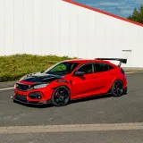HONDA CIVIC TYPE R FK8 CARBON FRONTLIPPE 2-TLG. JS RACING STYLE -INKL.MATERIALGUTACHTEN-