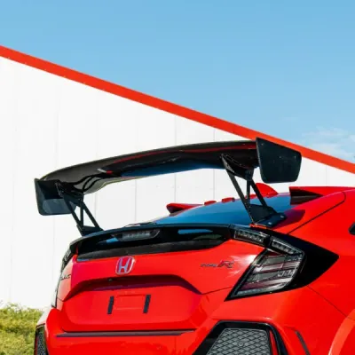 HONDA CIVIC TYPE R FK8 CARBON SPOILER POLYBAUER F11 INKL. TGA