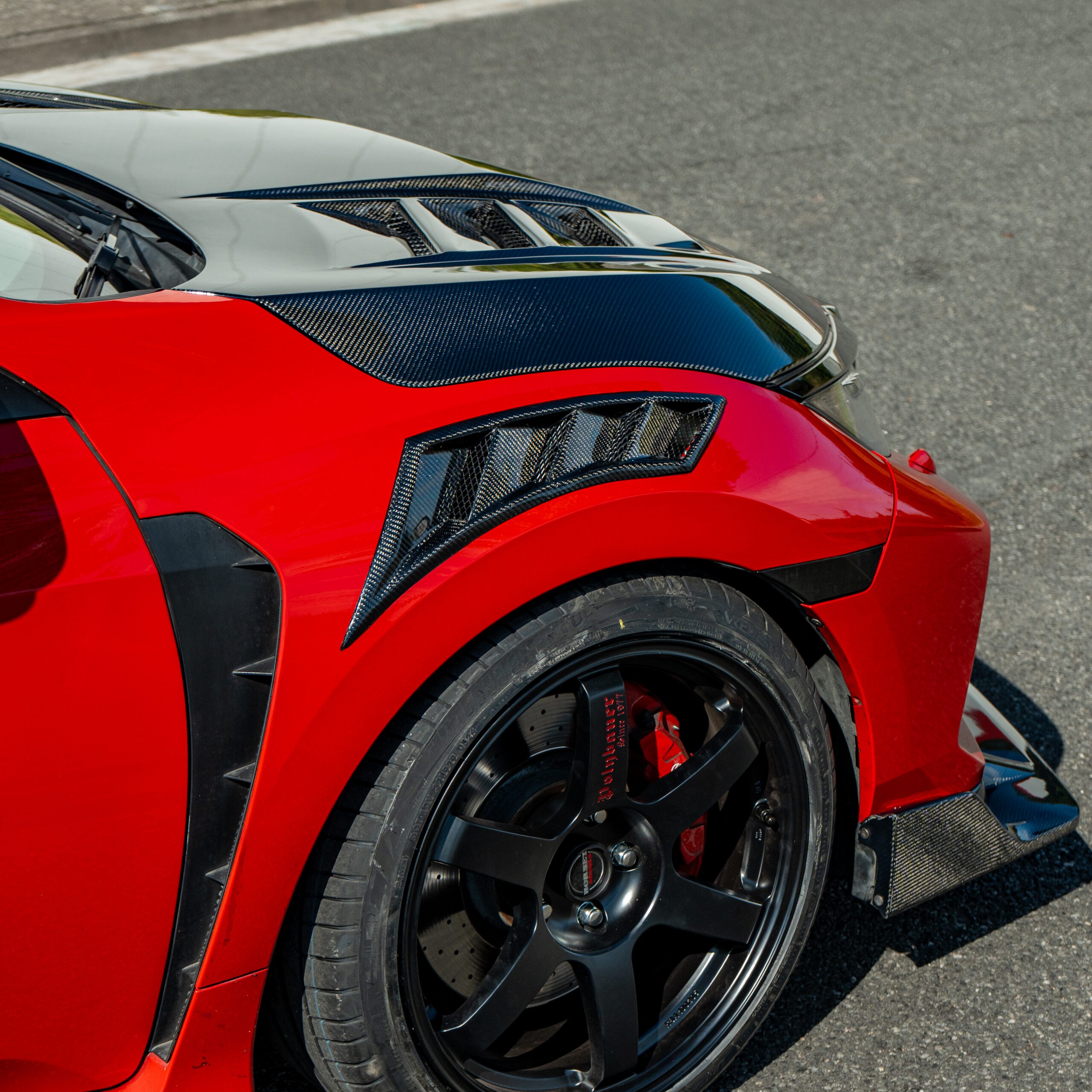 HONDA CIVIC TYPE R FK8 KOTFLÜGEL ENTLÜFTUNG ( SET )