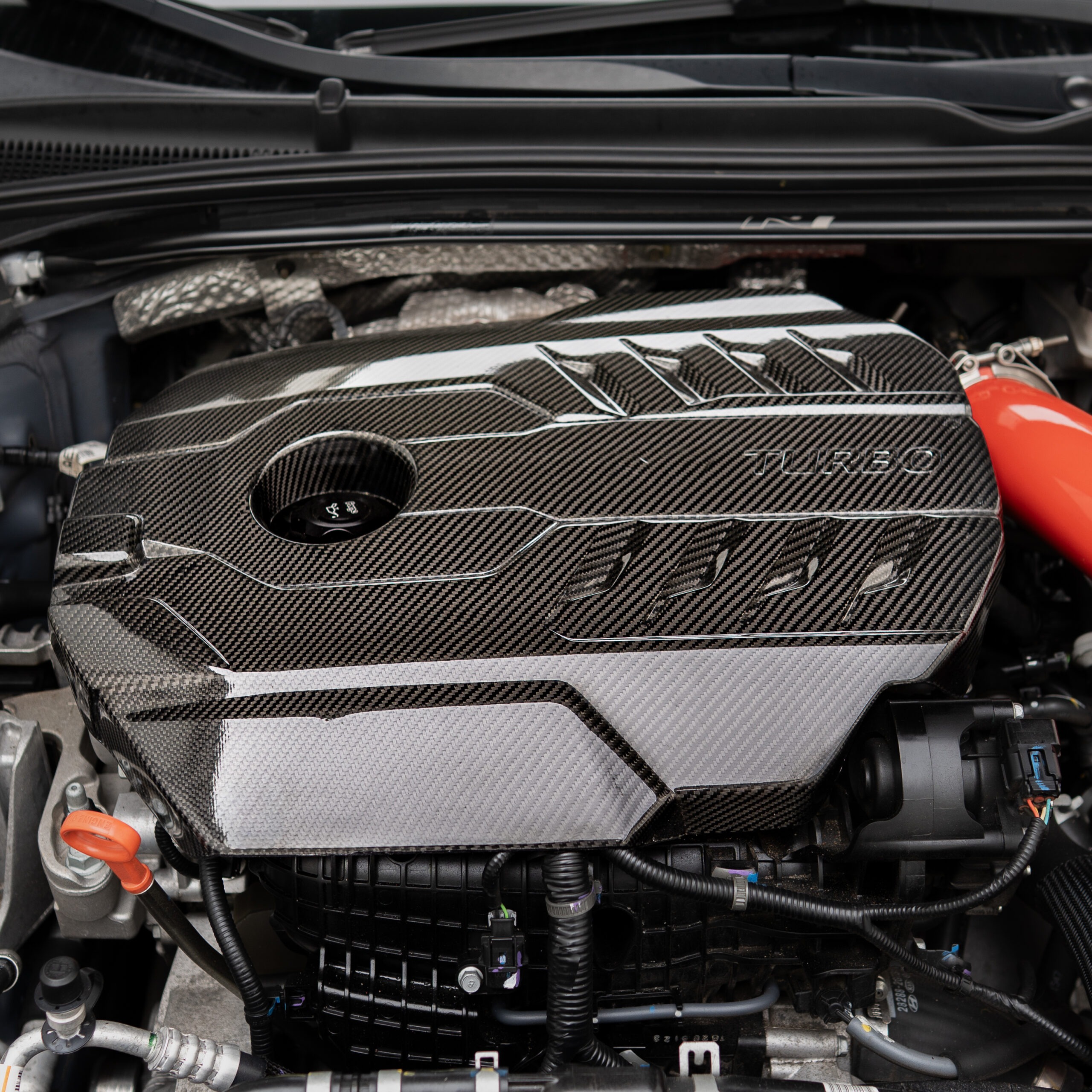 HYUNDAI I30N MOTORABDECKUNG CARBON (OE STYLE)